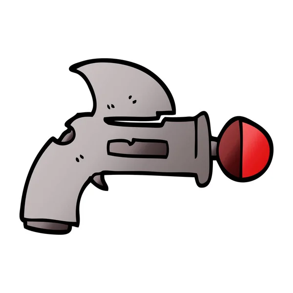 Kreslený Doodle Ray Gun — Stockový vektor