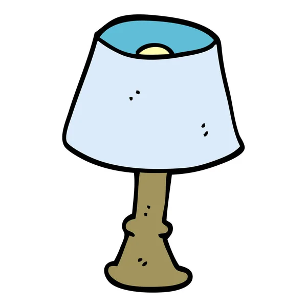 Dessin Animé Doodle Lampe Régulière — Image vectorielle