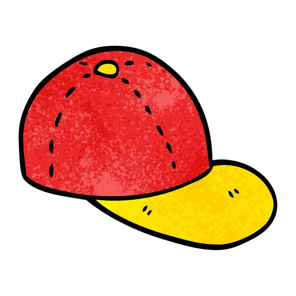 Dibujos Animados Garabato Pico Tapa — Vector de stock