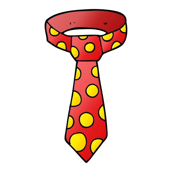 Γελοιογραφία Doodle Δυνατά Γραβάτα — Διανυσματικό Αρχείο