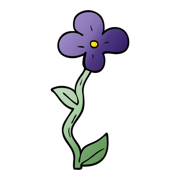 Cartoon Doodle Bloempot — Stockvector