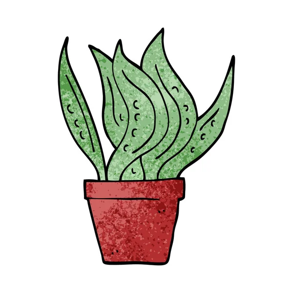 Cartoon Doodle Kamerplant — Stockvector