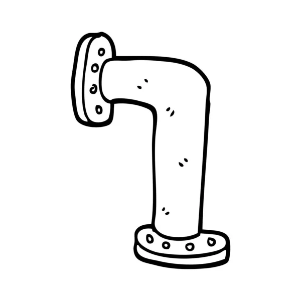 Kreslení Čar Kreslených Vodní Dýmka — Stockový vektor