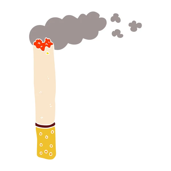 Cartoon Doodle Rauch Auf Weißem Hintergrund — Stockvektor