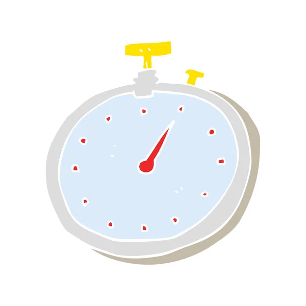 Illustration Couleur Plate Chronomètre — Image vectorielle