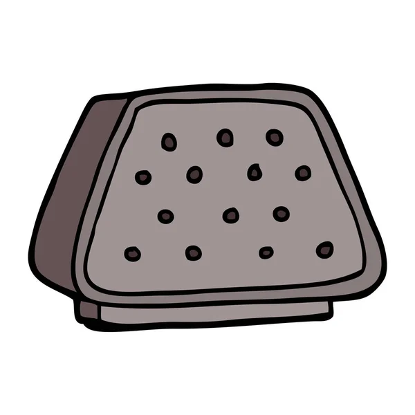 Cartoon Doodle Bureaublad Intercom — Stockvector