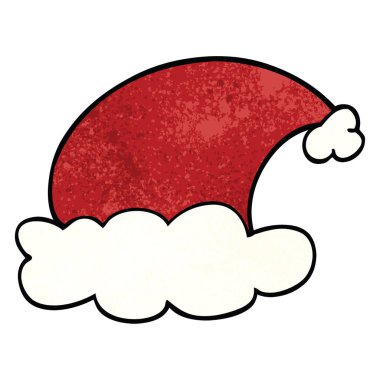 çizgi film doodle Noel şapka