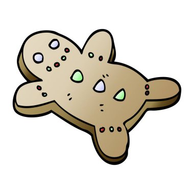 çizgi film doodle yılbaşı kurabiye