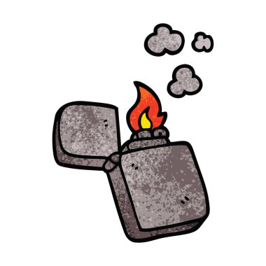 çizgi film doodle eski çakmak