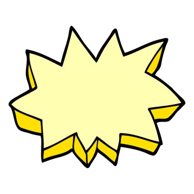 çizgi film doodle dekoratif patlama