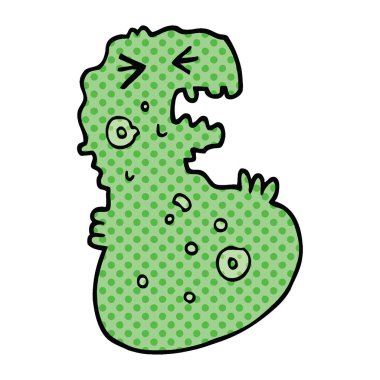 çizgi roman tarzı çizgi film mikrop