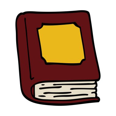 çizgi film doodle eski kitap