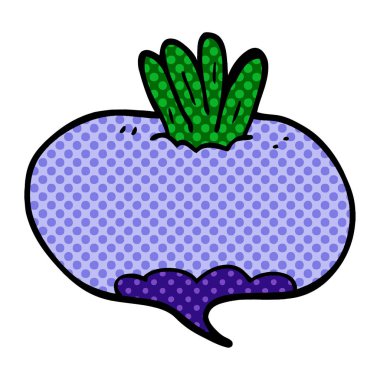 Doodle sebze, renkli vektör çizim karikatür