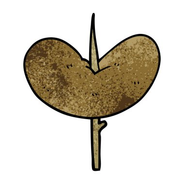 çizgi film doodle bir sosis