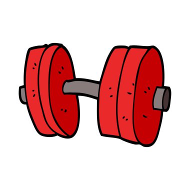 çizgi film doodle ağırlıkları illüstrasyon