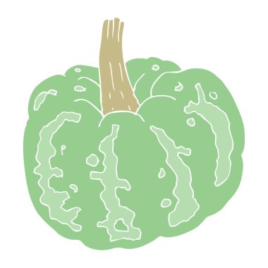 düz renk illüstrasyon Squash