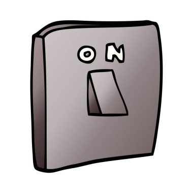 anahtar üzerindeki çizgi film doodle 