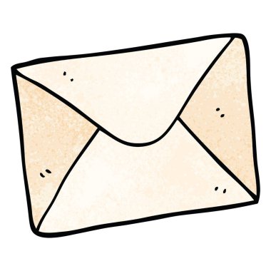 mektup, vektör, illüstrasyon karikatür doodle