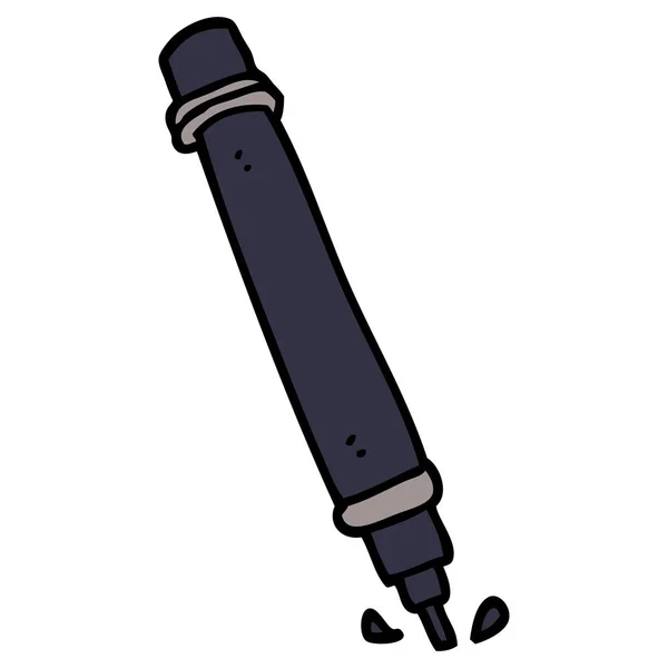 Cartoon Doodle Viltstift — Stockvector