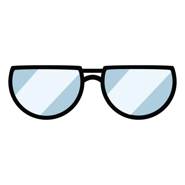 Szemüveg Grafikus Vektoros Illusztráció Ikon — Stock Vector