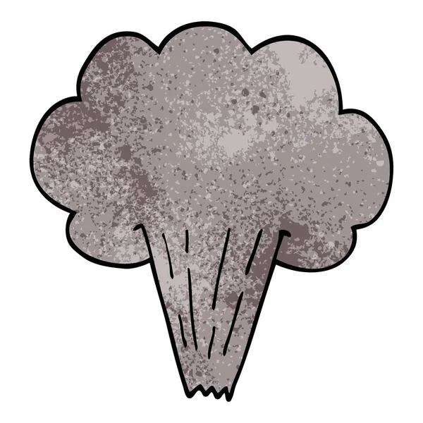 Dibujos Animados Garabato Zumbido Nube — Vector de stock