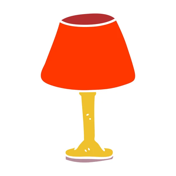 Cartoon Doodle Decorative Lamp — Stock Vector