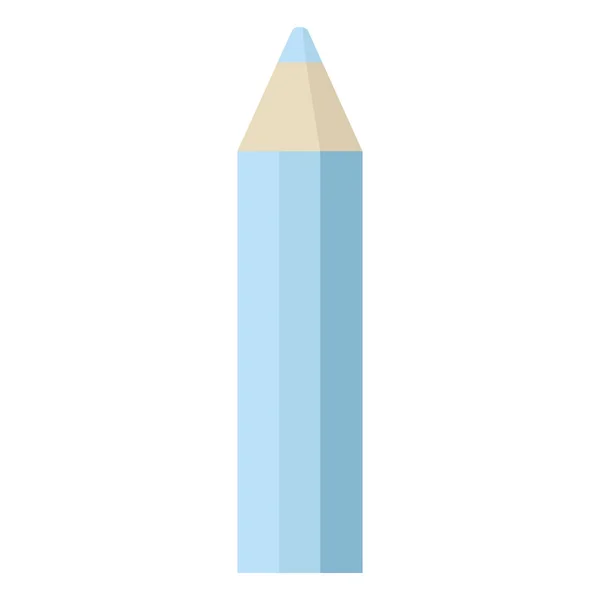 Blau Färbung Bleistift Grafik Vektor Illustration Symbol — Stockvektor