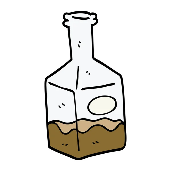 Cartoon Doodle Drink Decanter — Stock Vector