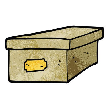 çizgi film doodle dosyalama kutusu