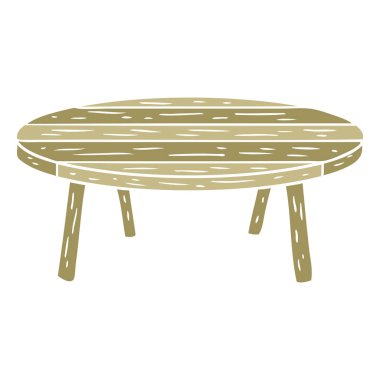 düz renk tarzı çizgi film tablosu