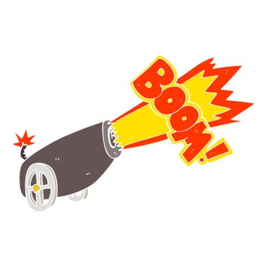 silah savaş topu düz renk örnek