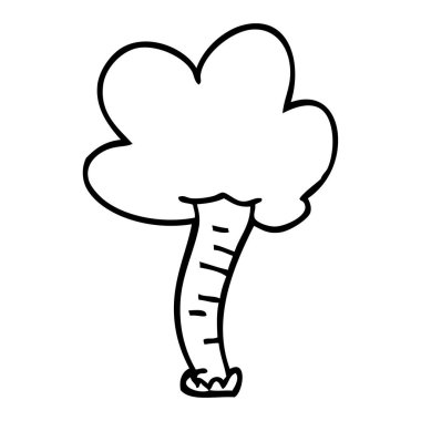 çizim karikatür ağaç