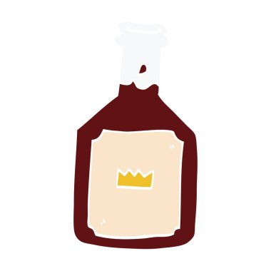 çizgi film doodle alkollü içki