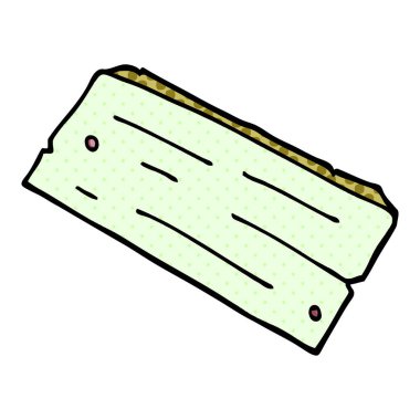 çizgi film doodle ahşap tahta