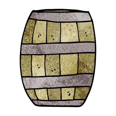 çizgi film doodle bira varil