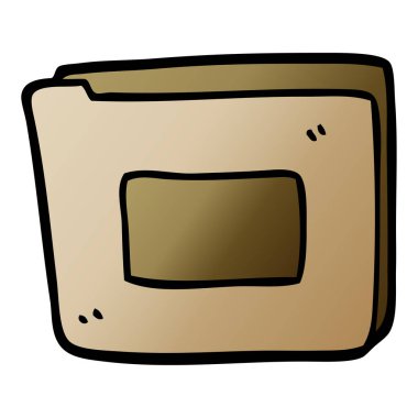 çizgi film doodle kağıt dosya