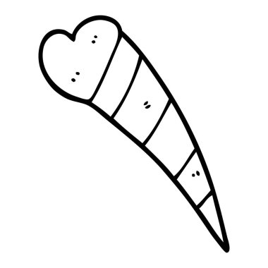 kalp dekoratif unsur çekim çizim karikatür