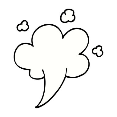 çizgi film doodle hava bora