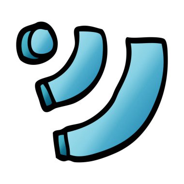 çizgi film doodle wi fi