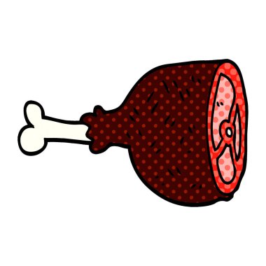 çizgi film doodle et ortak