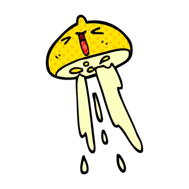 çizgi film doodle oyuncak limon