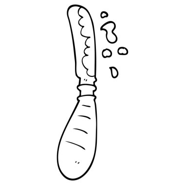 çizim karikatür reçel bıçak Yayilim