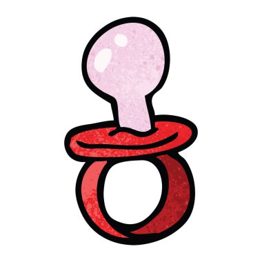 çizgi film doodle bebek emziği