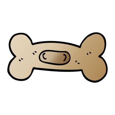 çizgi film doodle evde beslenen hayvan kemik