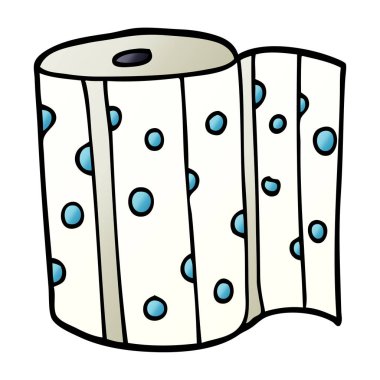 çizgi film doodle dotty mutfak rulo