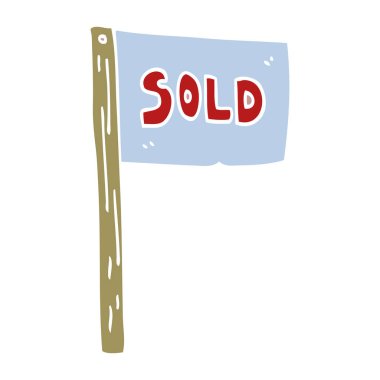 satılan doodle işareti karikatür