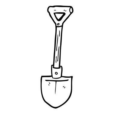 çizim karikatür inşaatçılar kürek