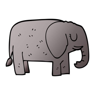 Doodle fil ayakta çizgi film