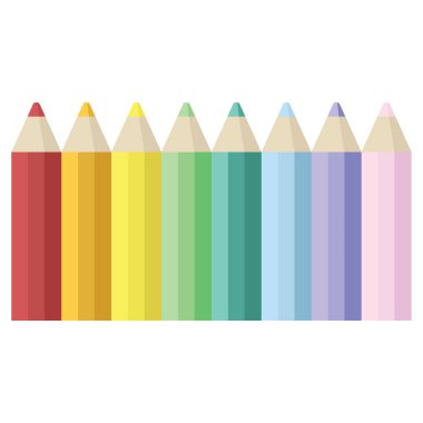 renk kalemler grafik vektör çizim simgesi