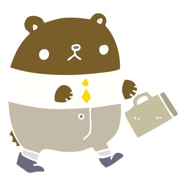 düz renk tarzı çizgi film unutmayın ki iş elbiseleri